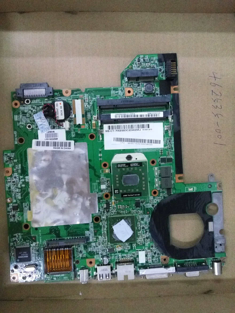 

462535-001 lap DV2000 / V3000 full test lap connect board connect with board