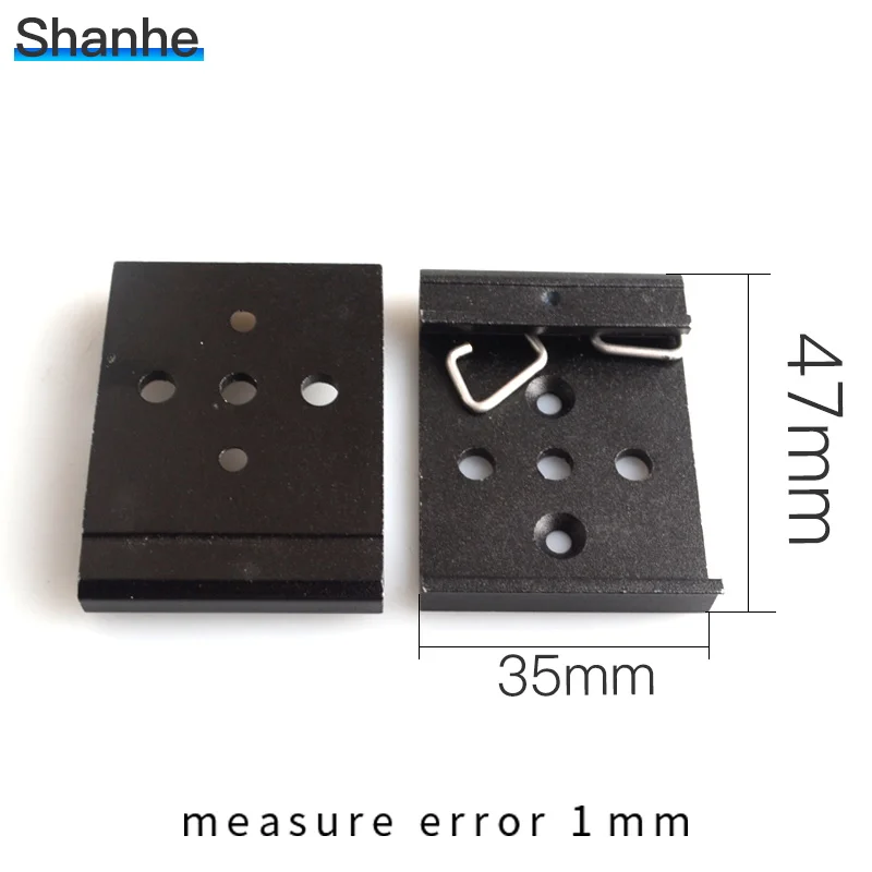 

35mm rail snap clip DIN rail snap switch buckle aluminum alloy rail buckle