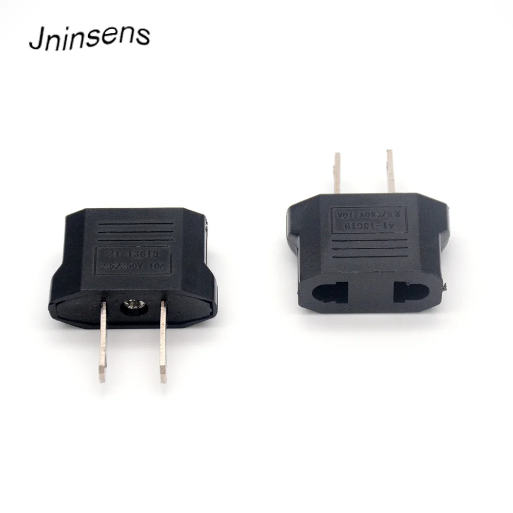 

Common Universal AC 250V 10A EURO EU to US USA Travel Power Plug Adapter Adaptor Converter Travel Conversion Plug