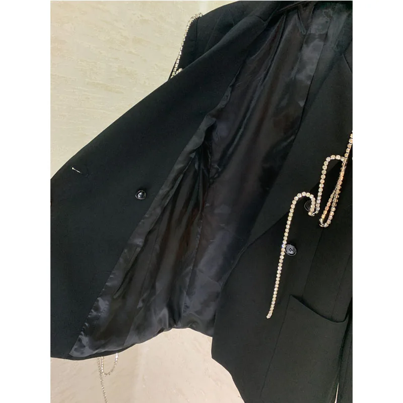 2019 Autumn And Winter New Fashion Wool Casual Suit Clothing Female Temperament Wild Decorative Suit