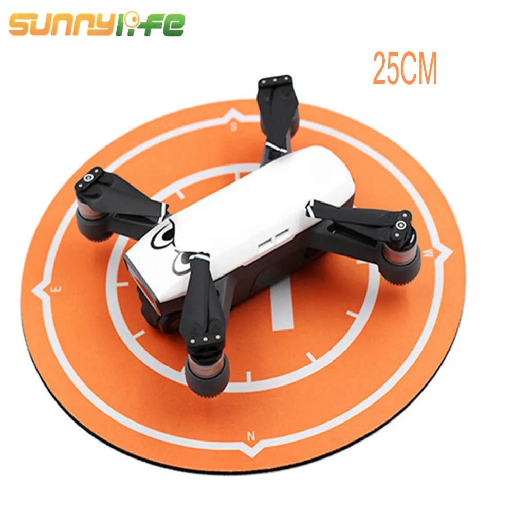 

SUNNYLIFE Portable Shock-Absorbing Foldable Drone Helicopter Landing Pad Apron Parking Landing Mouse for DJI Spark Drones Tello