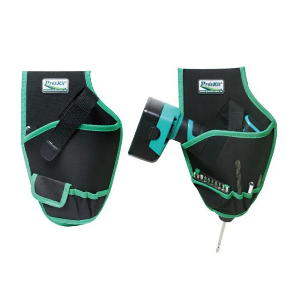 Proskit Power Tool Bag Portable Cordless Drill Holster Tool Pouch For