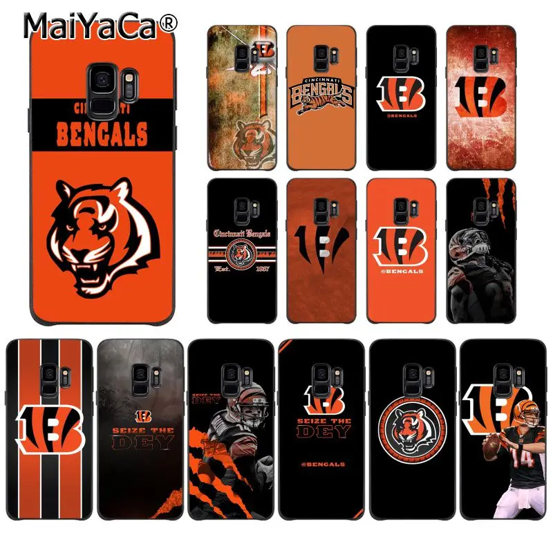 

MaiYaCa Cincinnati Bengals TPU Soft Phone Accessories Phone Case for Samsung S9 S9 plus S5 S6 S6edge S6plus S7 S7edge S8 S8plus
