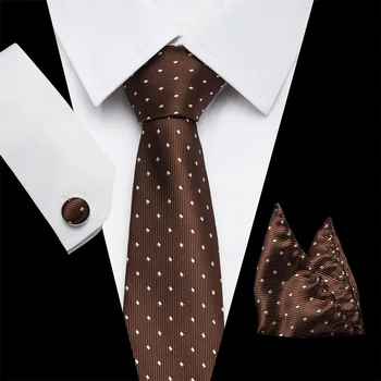 

32Color New Design 7.cm Silk Tie Set Floral Ties Handkerchief And Cufflinks Business Wedding Party Printing Neck Ties For Men