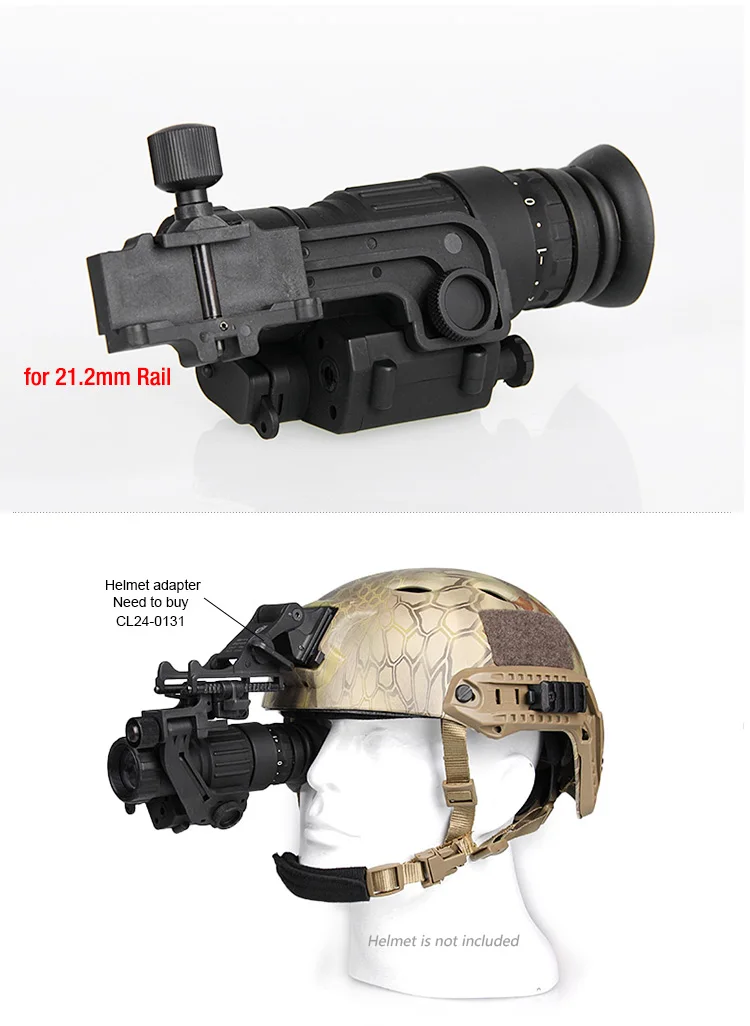 Escopo para Airsoft Eagleeye Frete Grátis Tactical Visão Noturna Arma Caça Tiro Hs27-0008 Pvs-14 26 Cheap Visões noturnas