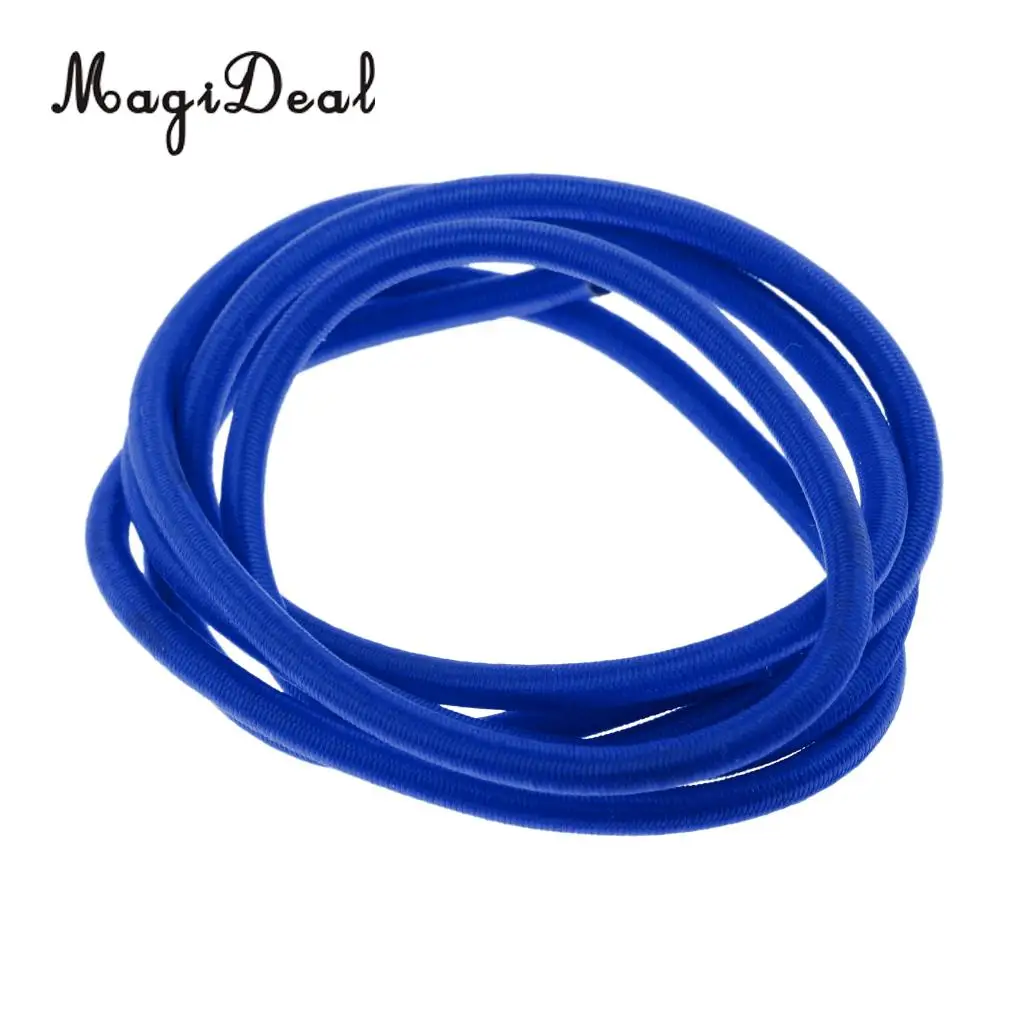 MagiDeal 4mm Heavy Duty Marine Grade Elastic Shock Cord Bungee Rope Tie Down Boat Cover Caravan DIY Craft - Various Length/Color