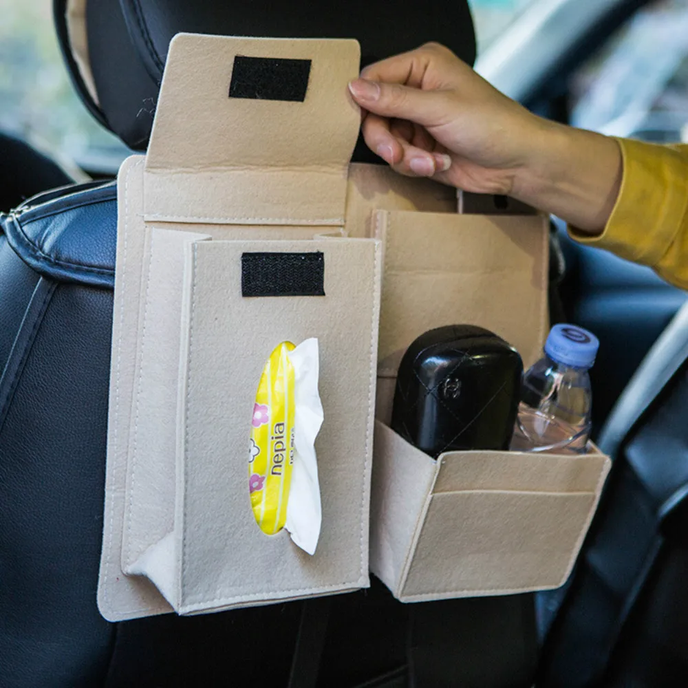 Car Holder Storage Bag Rear Seat Holder Holder Seat Cover Back Pockets Books Phone Auto