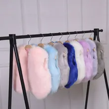 

New Arrival baby Girls' Faux Fur vest baby clothing Cute Outerwear baby girl clothes children clothing warm vest