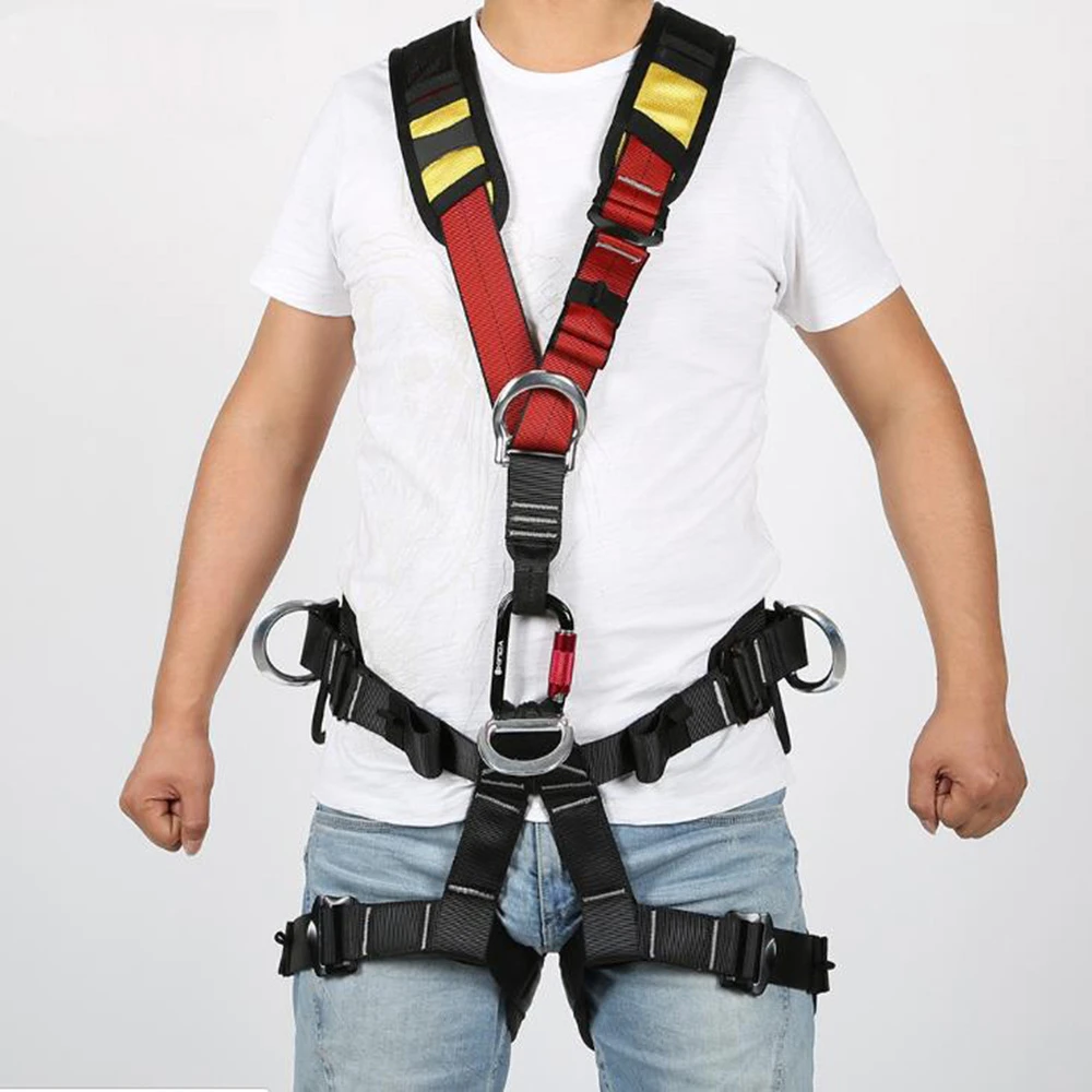 Cintura protettiva di salvataggio Escalada imbracatura da arrampicata per  tutto il corpo cintura regolabile cintura di sicurezza di sicurezza  alpinismo|Accessori da arrampicata| - AliExpress