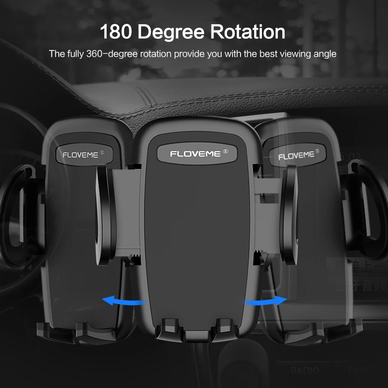 FLOVEME Auto Telefon Halter Stehen Für iPhone 11 Pro XR XS Max Air Vent Halterung Clip Halterung Te