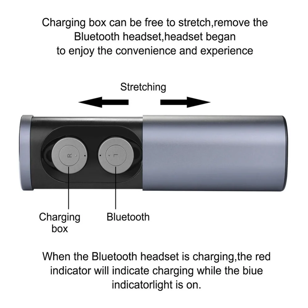 Мини TWS беспроводные наушники Близнецы стерео наушники-вкладыши bluetooth-гарнитура#266267