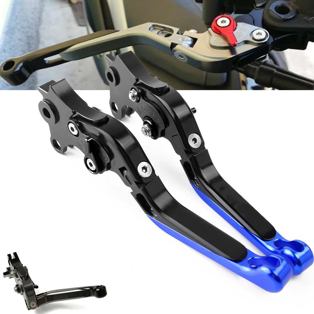 Folding CNC Adjustable Clutch & Brake Levers For Suzuki GSXR, SV650, V-Strom & More