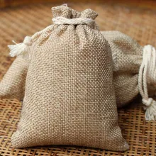 7*9 см 20 шт в винтажном стиле джутовые мешки на шнурке подарочные сумки для ювелирных изделий/свадьбы/рождества/дня рождения упаковка льняные сумки