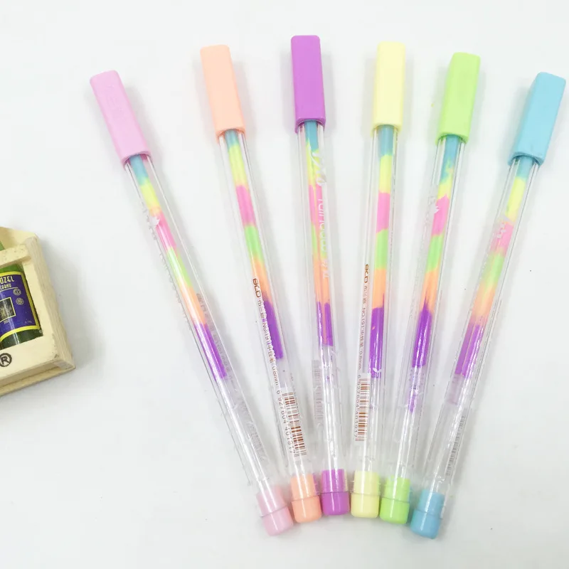 

1PC Coloffice Rainbow Pen DIY Album Hand Painting Watercolor Pen Water Chalk Marker Kawaii Watercolor Chalk Paint Pen kids gifts
