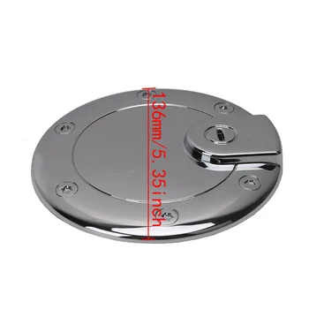 

Fuel Tank Gas Door Cap Cover for JEEP GRAND CHEROKEE 2005-2010 Car-styling Triple Chrome Plated ABS #RC023