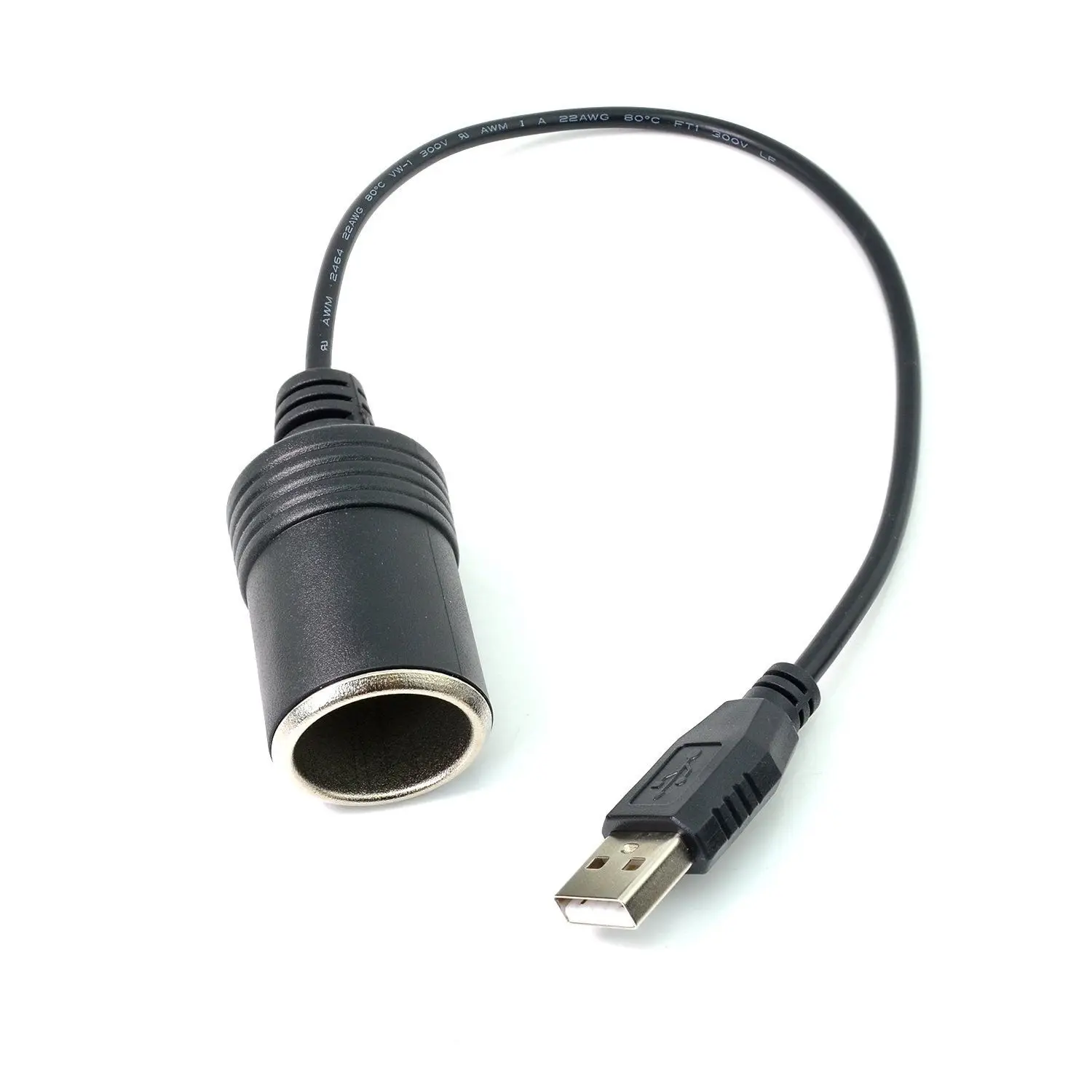 ARECORD USB A Male to 5V розетка для автомобильного прикуривателя Женский конвертер|lighter