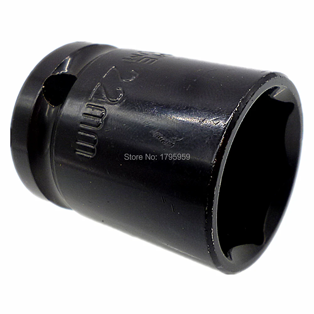 

1/2 Inch Square Drive Impact Socket 6 Point Chrome Vanadium Steel Standard Metric Socket Wrench 22mm for Power Air Tools