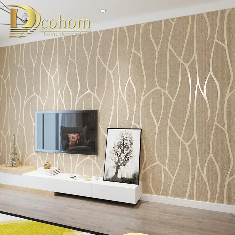 Di Alta Qualita Di Stile Moderno Geometria A Righe Carta Da Parati Per Pareti 3d In Rilievo Soggiorno Divano Tv Sfondo Della Parete Della Casa Di Rotoli Di Carta Wallpaper For Walls 3d Striped