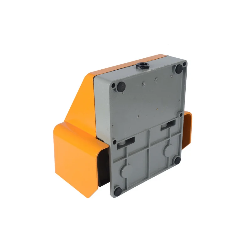 YDT1-20 cheap aluminium alloy 15A universal hot sale CE certificate twin double dual foot pedal switch with NO+NC contact