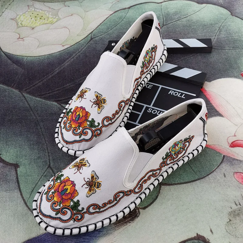 ladies canvas loafers