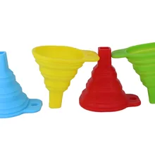 2 шт красивая и портативная/мини кухня силиконовая складная/Складная воронка