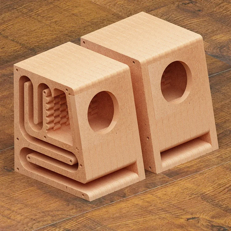 Transmission line speaker DIY speaker 2.5 inch 3 inch 4 inch bookshelf