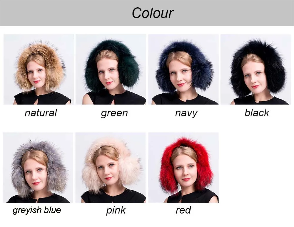 fox fur earmuff colors