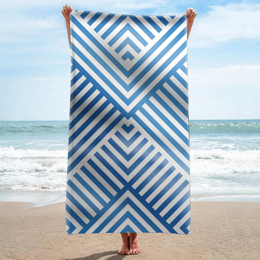 

GNORRIS Sand Free Microfiber Pool Rule bar chart Beach Towel Blanket - Quick Dry Super Water Absorbent Yoga mat