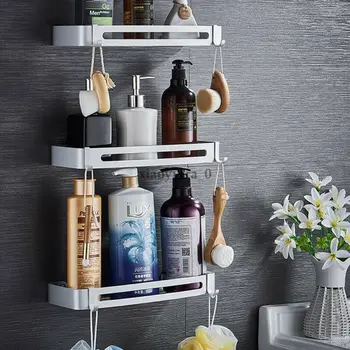 

Bathroom Shelf Badkamer Rek Storage Rack Suction Cup Corner Shower Shelf Kitchen Home Decoration Bathroom Accessories