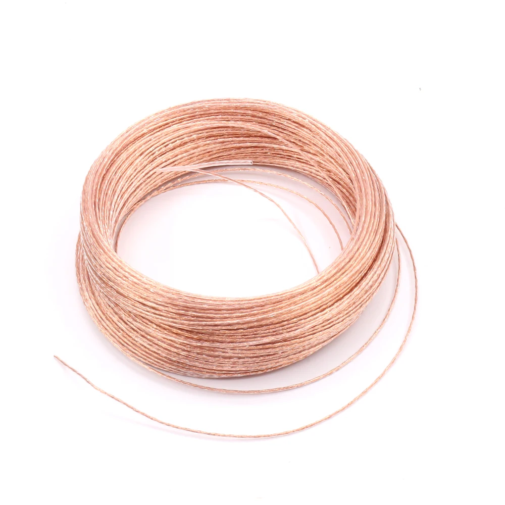 1 6mm 4N pure Copper Wire headphone cable audio interconnect cable with Teflon cover 10 50 meter