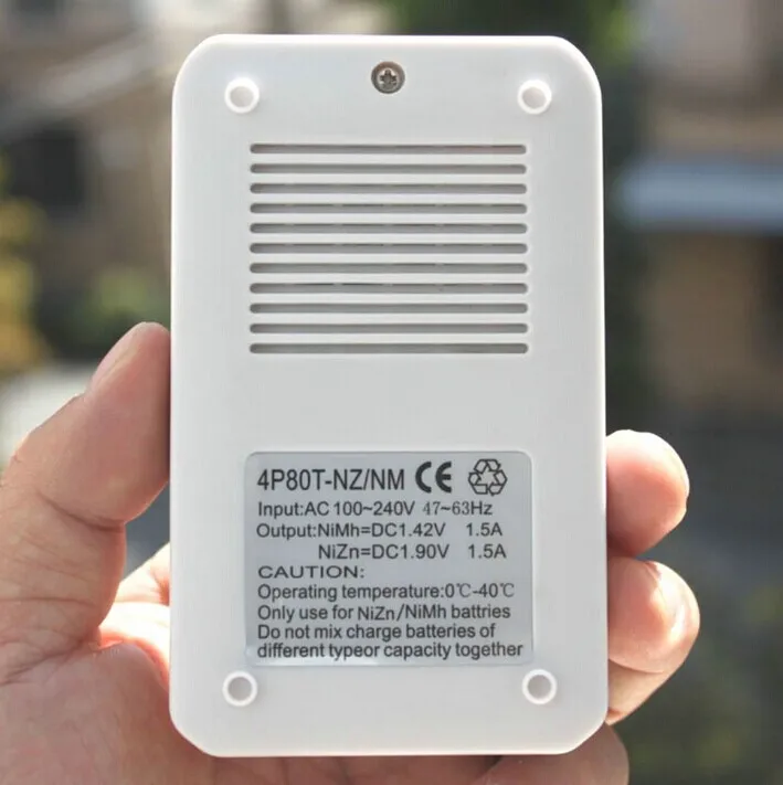 Koop 1.5V Aaa Batterij 8 Stuks Bpi Nizn 1.6V1000mwh Aaa Oplaadbare Batterij + 4 Slots Ni Zn Nimh Aa aaa Batterij Lader Set