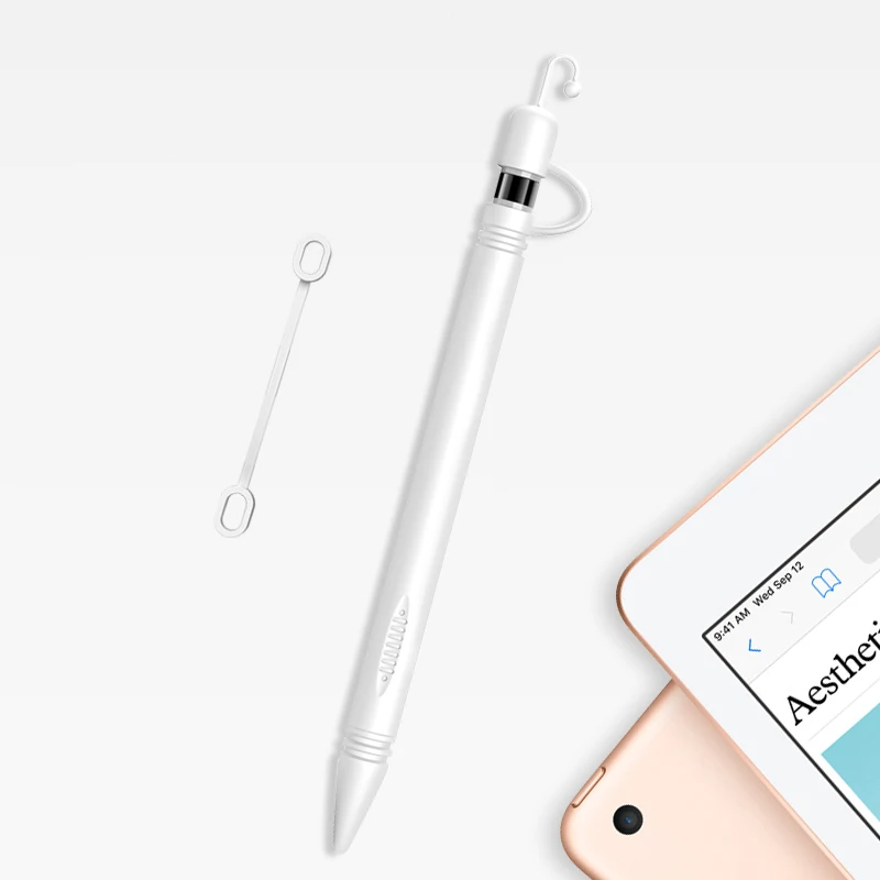 Мягкий силиконовый чехол для Apple Pencil, стилус для Apple, 360, полный защитный чехол, коннектор для iPad Pro Tablet