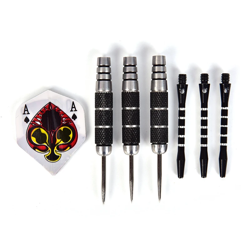 3Pcs/Set Stainless Steel Darts Tungsten Steel Needle Tip Darts With Dart Flights Sports 15.5cm