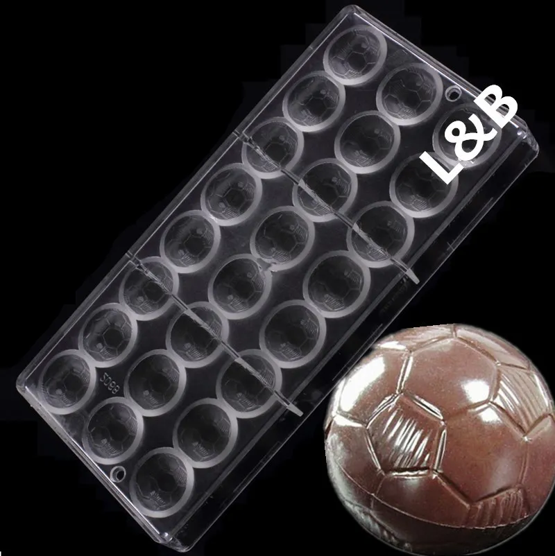 Football Shaped Candy Molds Polycarbonate Chocolate Mold Tray PC