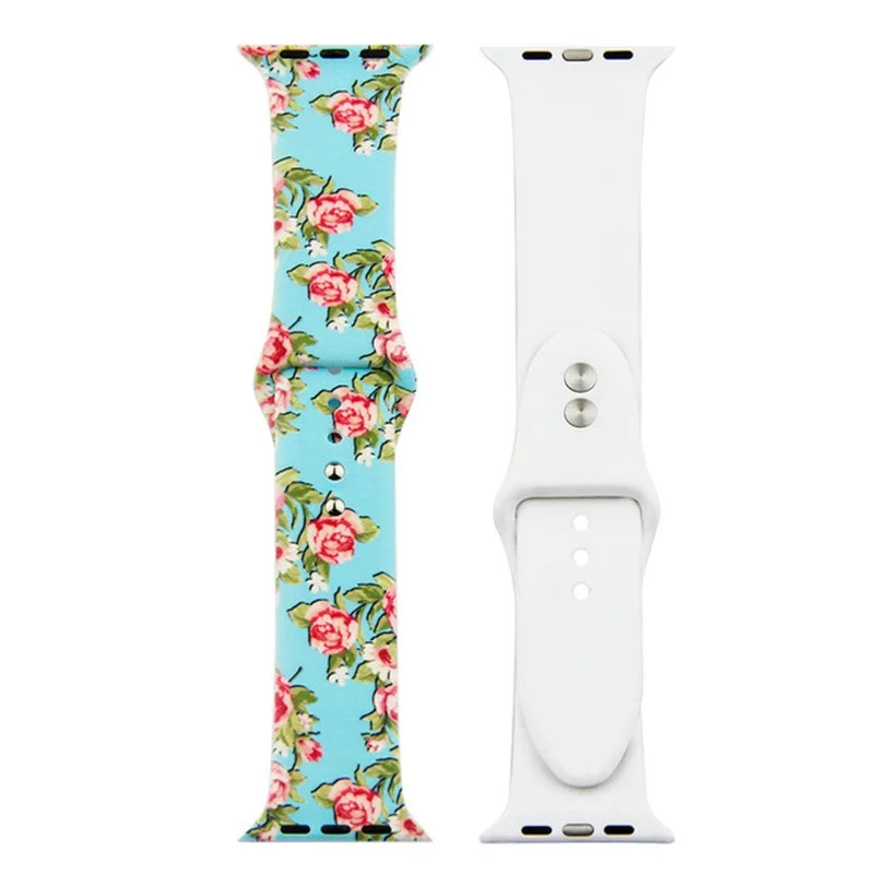 Мягкий силиконовый ремешок для спортивных часов для apple watch band 44 мм Браслет apple watch 40 мм браслет для iWatch 4 band 42 мм серия 3 2 1 38 мм