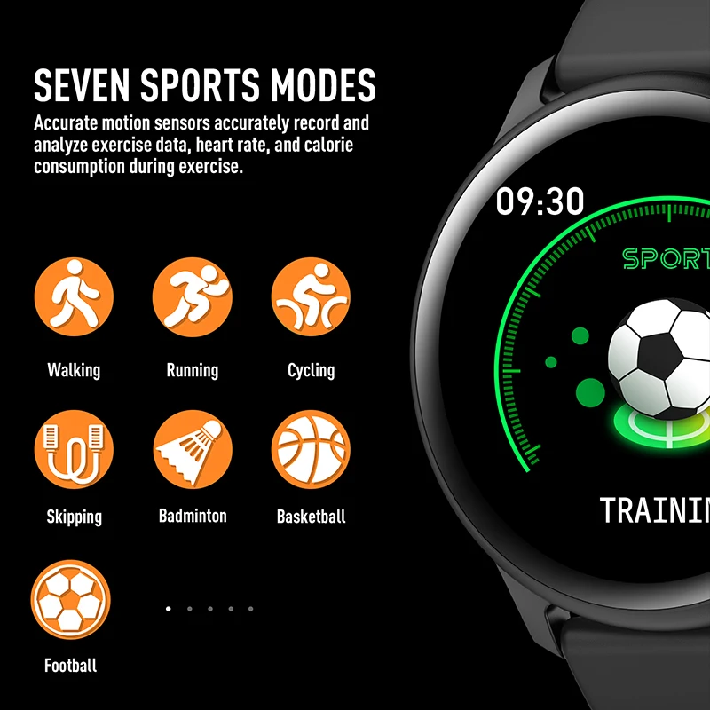  LYKRY KW19 Smart watch Women Heart rate monitor Multi-Languages IP67 Waterproof Men Sport Watch Fit - 4000019502182