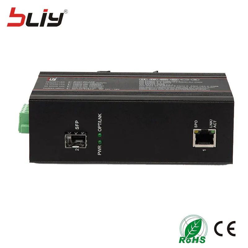 Модульный порт Bliy 1GX1GT 2 порта 1 sfp гигабитный коммутатор ethernet неуправляемый сети с