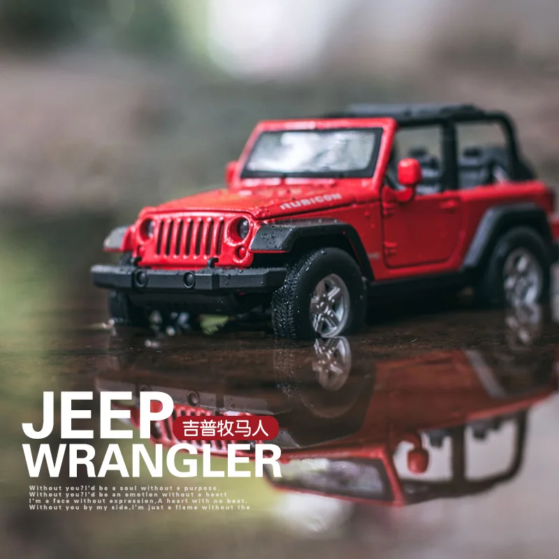 1:32 сплава модели автомобиля детей игрушки JEEP Wrangler внедорожник звук и свет