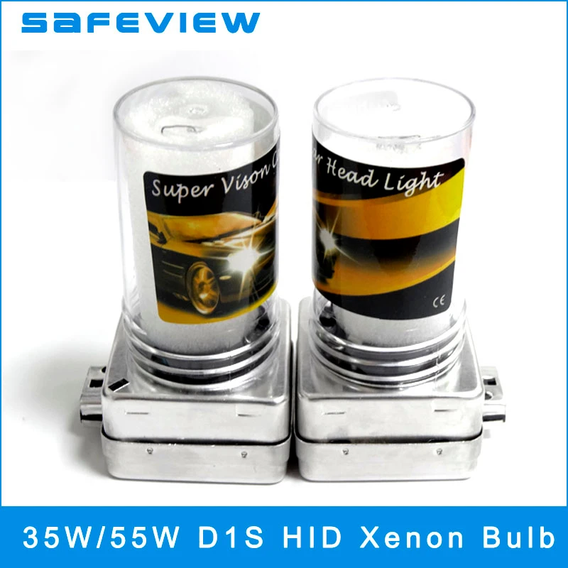 2 шт. автомобильные ксеноновые лампы SAFEVIEW D1S 100% K 8000K 10000k 35 Вт 55 DC 12 В 15000 лм|Лампы для