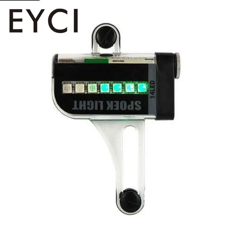 

EYCI 14 LED Bicycle Wheel Light Colorful Cycle Waterproof Rainbow Wheel Spoke Light Bike Signal Lamp Luces For Night Riding
