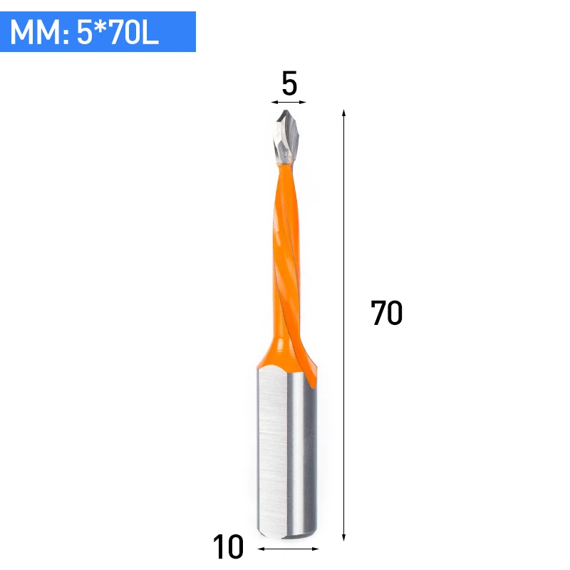 1 шт. сверло из карбидного сплава вольфрама деревообрабатывающее сверло с ЧПУ сверло стойкое сверло диаметром 5-10 мм сверло для изготовления отверстий - Цвет: P00301