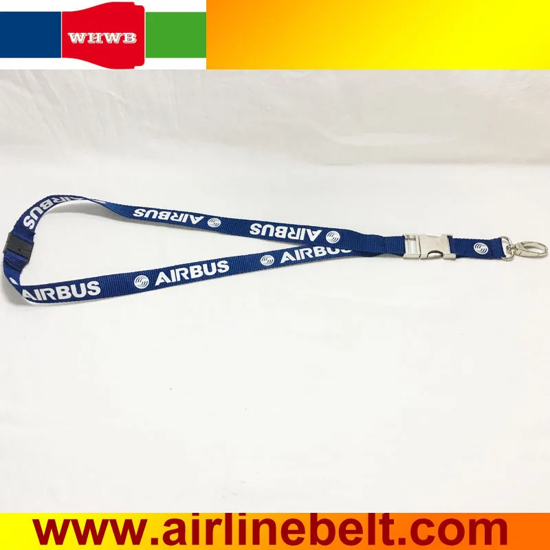 Airbus Lanyards для пилота полета команды Лицензия ID Card Holder посадочный талон стринги металлическая пряжка индивидуальные уникальные подарки