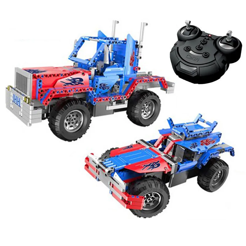 

Technic Remote Control RC Police Car Building Block Brick Toy Technic Series Compatible with Legoingly