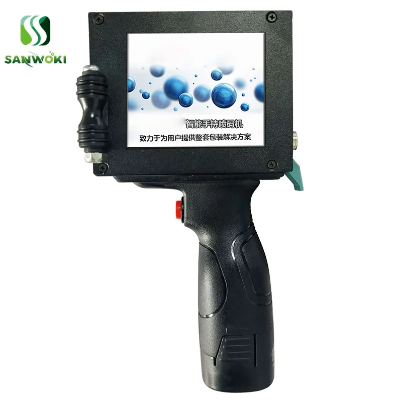 

Touch Screen 600DPI Handheld printer Intelligent USB QR code Inkjet Printer Coding Machine With Voice synchronization broadcast