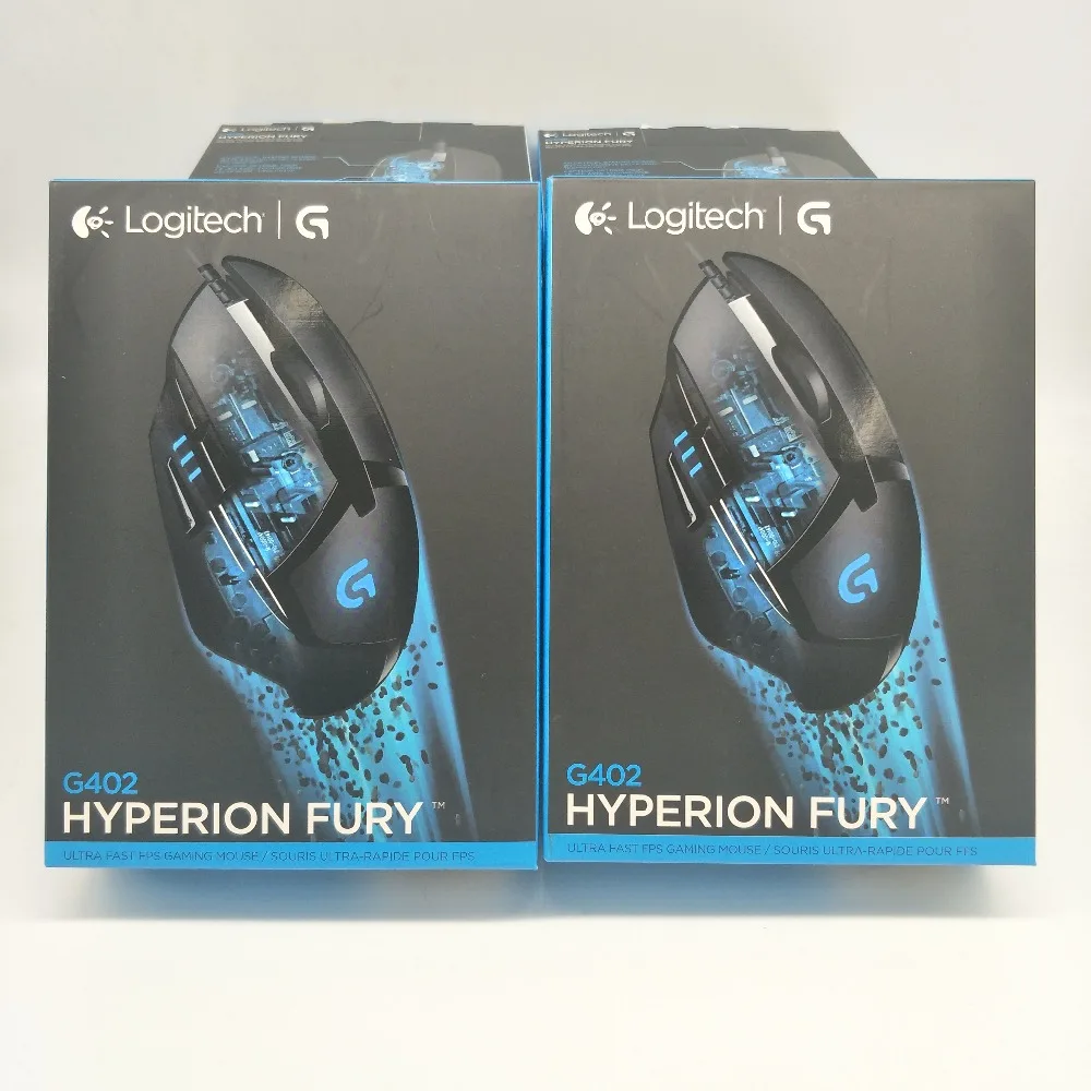 NEW Logitech G402 Hyperion Fury FPS Gaming Mouse with High Speed Fusion Engine