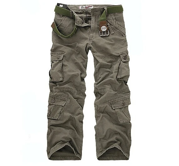 Army Combat Cargo Pants Trousers Loose camouflage pants cotton overalls