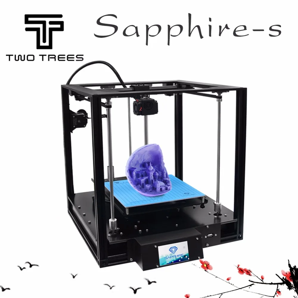 

2018 New 3D Printer High-precision Sapphire CoreXY Automatic leveling Aluminium Profile Frame Big Area DIY Kit Core XY structure
