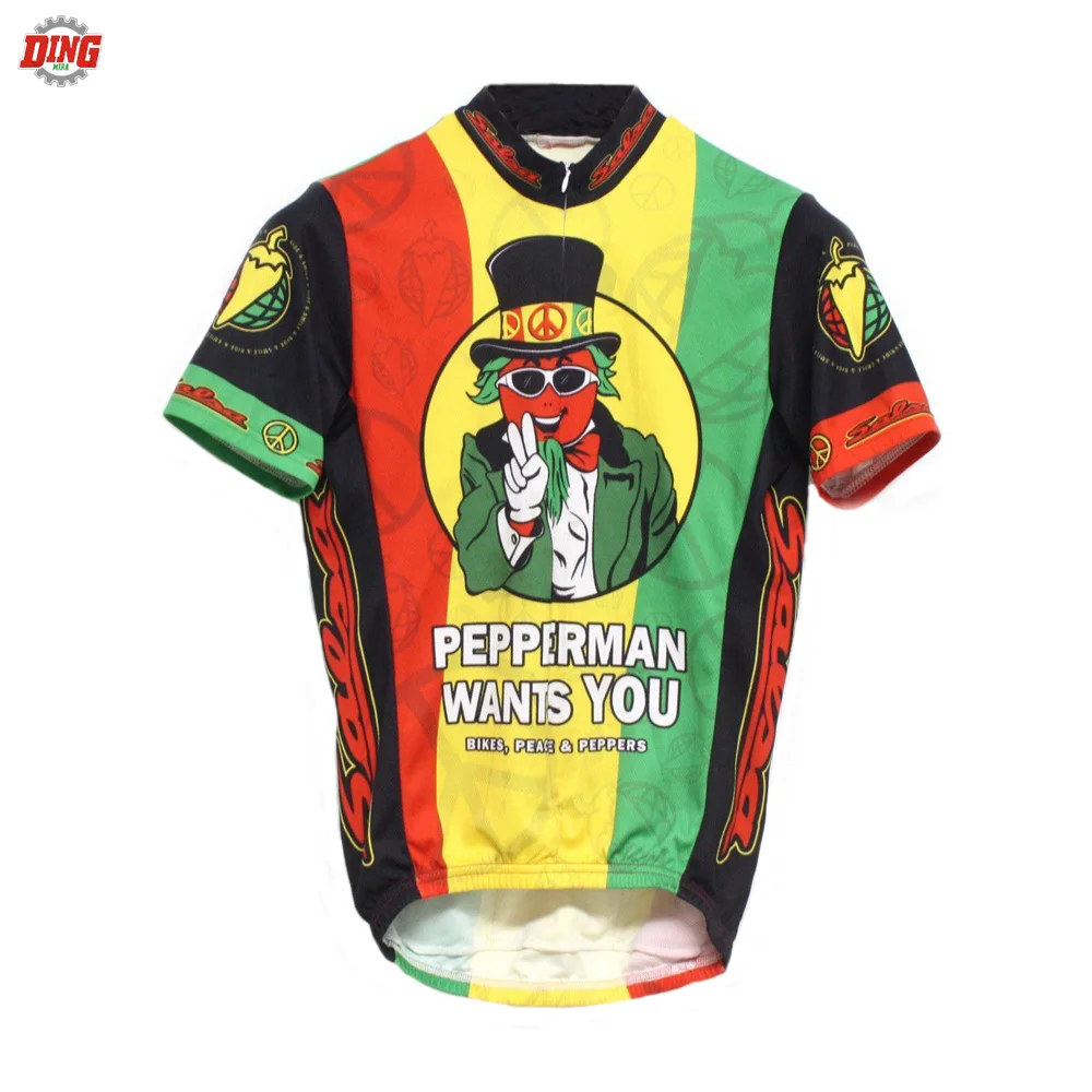 NEW Funny men Short sleeve cycling jersey ropa Ciclismo top Racing team