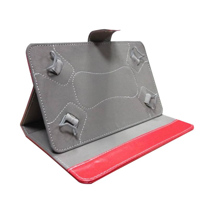 

PU Leather Case Universal Stand of the Cover Sheet Bending protection for 7 Inch Tablet PC, Red