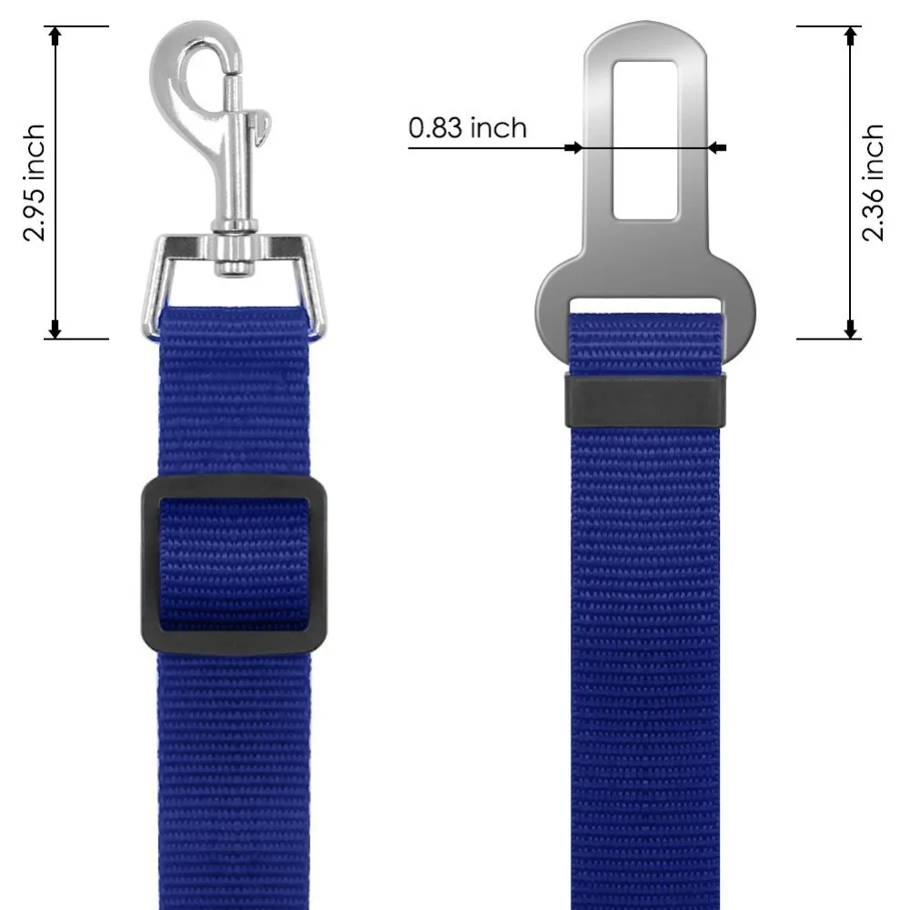 Регулируемый нейлоновый щенок собака домашний питомец поводок для сиденья Страховочная привязь с ремнем ремень безопасности для машины Зажим для путешествий ремень безопасности товары для собак